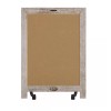 Flash Furniture Canterbury Tabletop Magnetic Chalkboards Weathered Finish 12x17