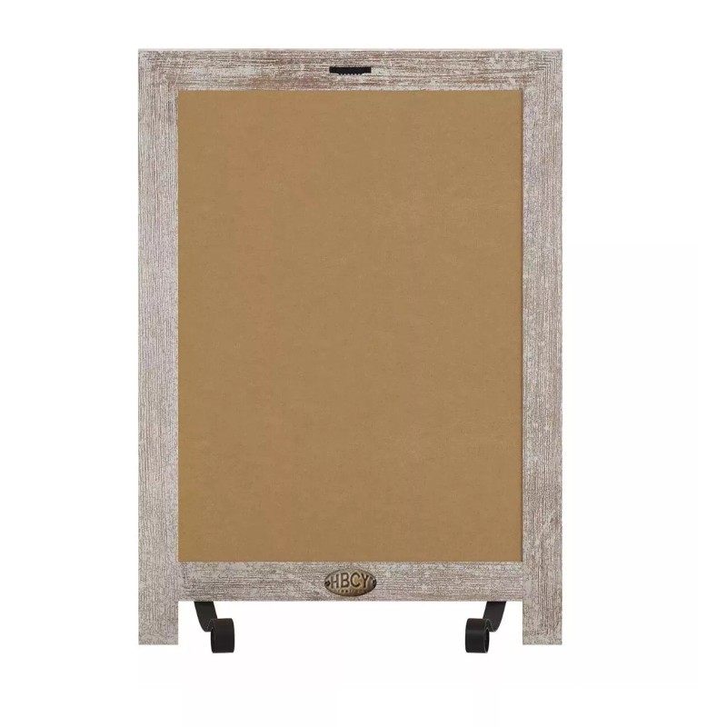 Flash Furniture Canterbury Tabletop Magnetic Chalkboards Weathered Finish 12x17