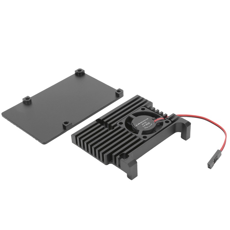 Single Fan Heat Sink CNC Protective Cover for Raspberry Pi