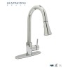 Huntington Brass Pull-Down Kitchen Faucet in a Polished Chrome Finish