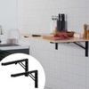 VEVOR Folding Shelf Brackets, 24" Heavy Duty Shelf Brackets, Brackets