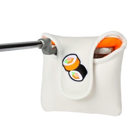 Andux PU Mallet Putter Cover Golf Putter Head Covers White Sushi MT/TG19