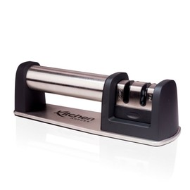 Professional Knife Sharpener, 2 Stage Knife Sharpener, 2 Stage Diamond Coated Sharpening Wheel System, By Kitchen Knacks