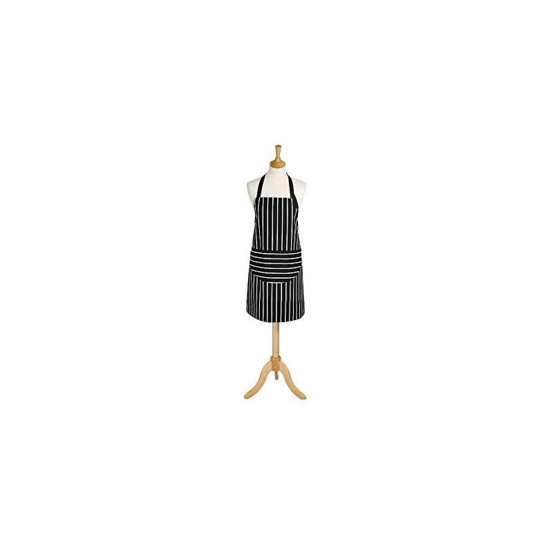 Dexam Classic Butcher's Stripe, Adult Apron, Slate Grey, 76 x