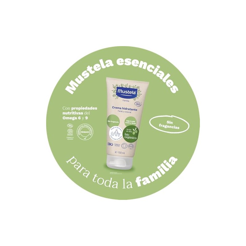 Mustela Bio Orgánico Crema Hidratante Cara Cuerpo 150ml