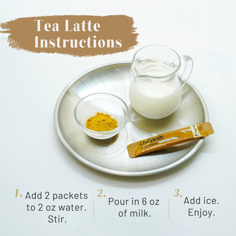 CHAYEAH, Craft Instant Jasmine Tea, Unsweetened Jasmine Tea Powder, On-the-Go