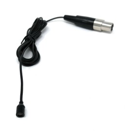VocoPro Black Lavalier Lapel Mic 3-pin mini XLR  for VocoPro UDH Wireless Transmitters
