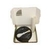 Black with white garlic motif design garlic (no 22) black
