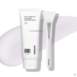 Briskin 브리스킨 엑소 카멜리아 콜라겐 랩핑 마스크 필오프팩 Briskin Exo Camellia Collagen Wrapping Mask Peel Off Pack