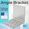 SS8® Angle Brackets 60x60x100mm (4pcs) Corner Bracket Metal L Plate