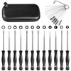 12 PCS Carburetor Adjustment Tool, Including Pac Man/Single D/Splined/Eccentric/-Shapda/Six Star/Hexagon/Double