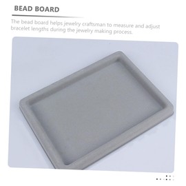 Operitacx Bracelet Bead Design Board Multi-Functional Beading Mat Jewelry Making Supplies Bead Organizer Tray