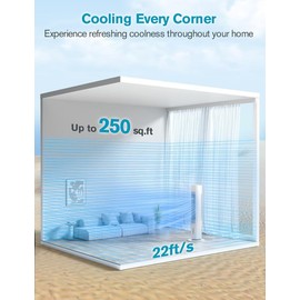 Windowless Portable Air Conditioners, 35" Evaporative Air Cooler w/1.2L Water Tank, 3 Ice Packs, 7H Timer, 60° Swing, No Hose No Window Needed, 3-IN-1 Portable AC Unit for Room Bedroom, Ivory