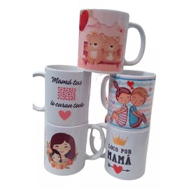Like Shop 50 Tazas Diseños Surtidos Recuerdo Dia Del Día De La Madre