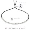 Suyi Morsecode Bracelet for Women Her Inspirational Sterling Silver Bracelet