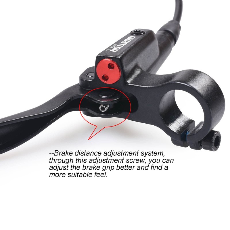 ThinkTop Bike Hydraulic Brake Kit 2 Piston, MTB Bicycle Oil