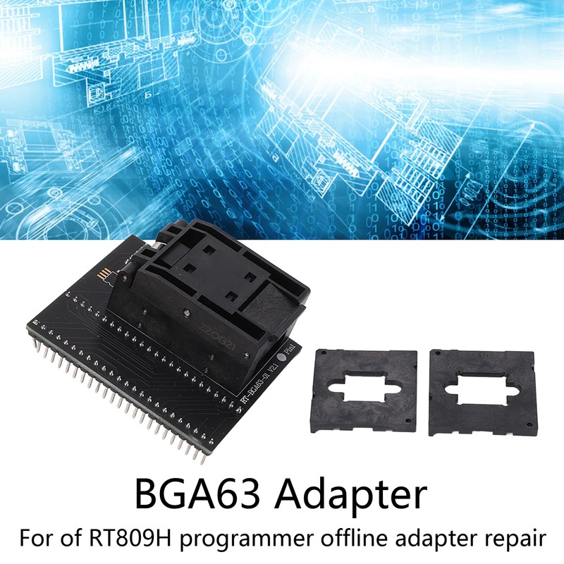 BGA63 Bounding Adapter Serial ICSP Interface Converter Socket Module for