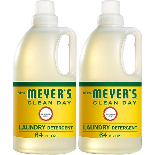 Mrs. Meyer’s Laundry Detergent, Honeysuckle, 64 fl oz (2 ct)