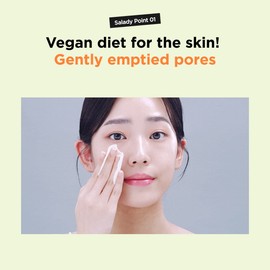 DEWYCEL SALADY PAD, Soothing, and Moisturizing Facial Exfoliant-Soacked, Plant based Formula with PHA & AHA, 30 Pads, Animal Testing Free, EWG Verified with GREEN Level