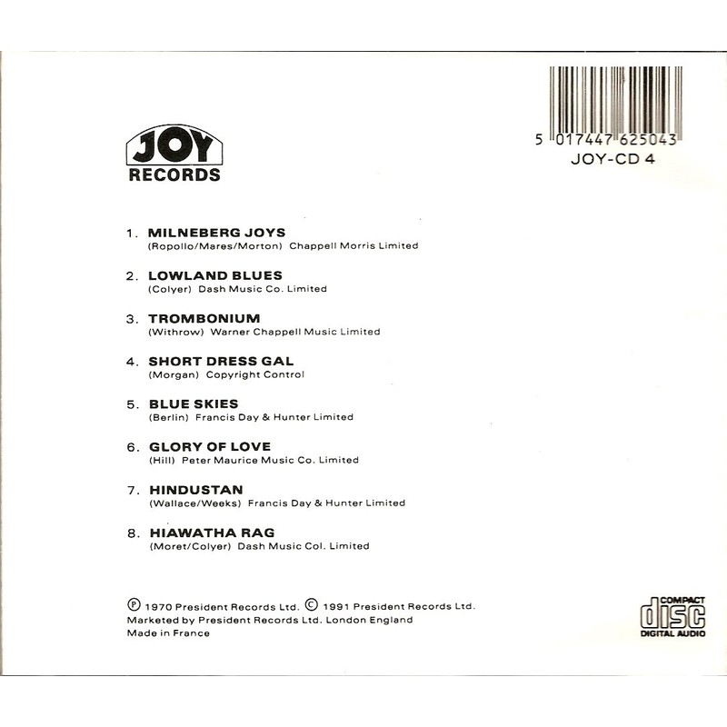 Ken Colyer at the Thames Hotel (UK Import)