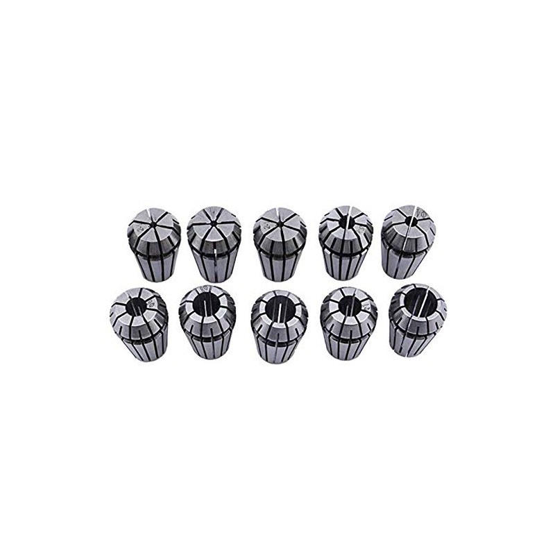 Hopbucan 10PCS Spring Collet ER16 Collet Chuck Motor Shaft Extension