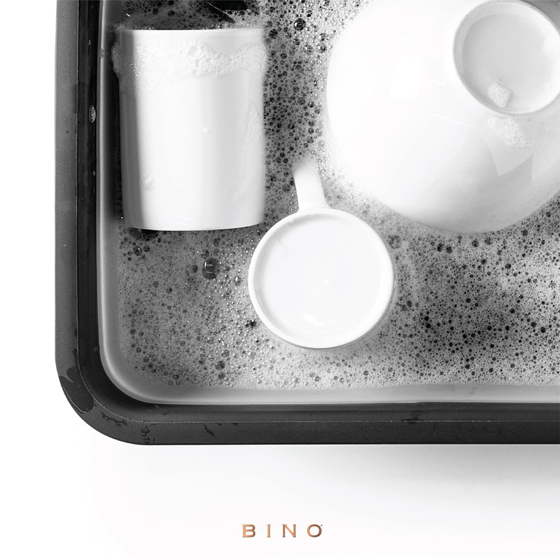 BINO Collapsible Wash Basin - Grey | Portable Dish Tub