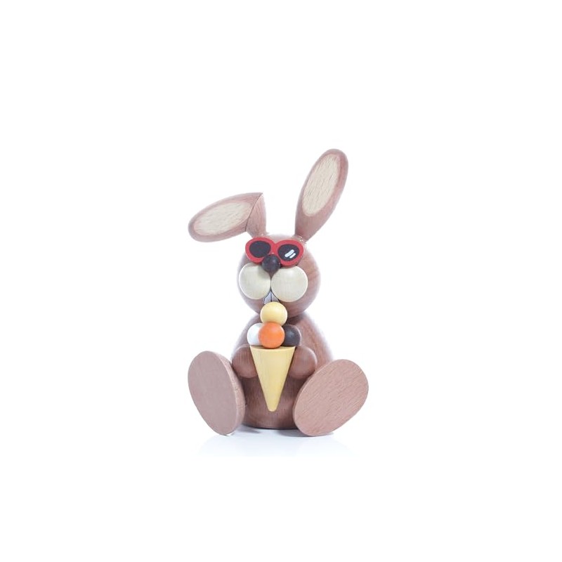 Easter bunny with ice cream H x W 12 x