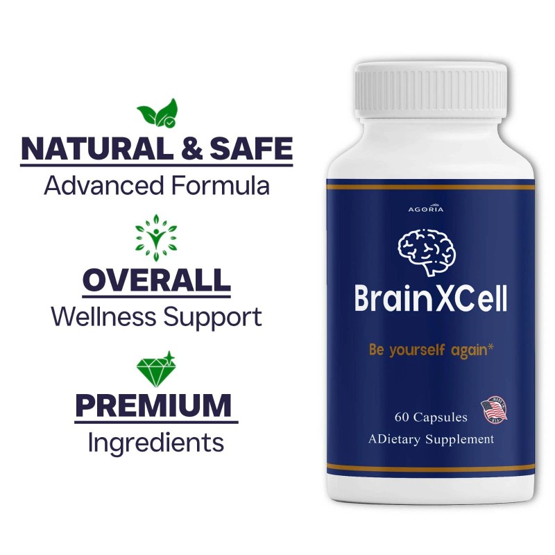 ( 1 Pack ) BrainXCell Premium Nootropic Supplement, Brain X