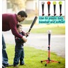 Portable Baseball & Softball Batting Tee for Kids and Youth