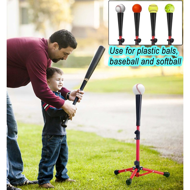 Portable Baseball & Softball Batting Tee for Kids and Youth