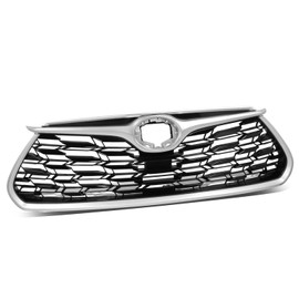 DNA MOTORING OE Style Front Grille Compatible with 20-23 Toyota Highlander Hybrid LE XLE W/O Camera H., Black/Silver, OEM-GR-TO1200455, 531010E360