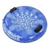 Snow Tube with Handle PVC 450lbs Load Bearing Blue White