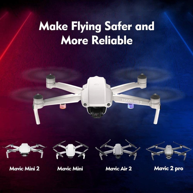 4Pcs Drone Strobe Lights, Anti Collision Light for Drone Night
