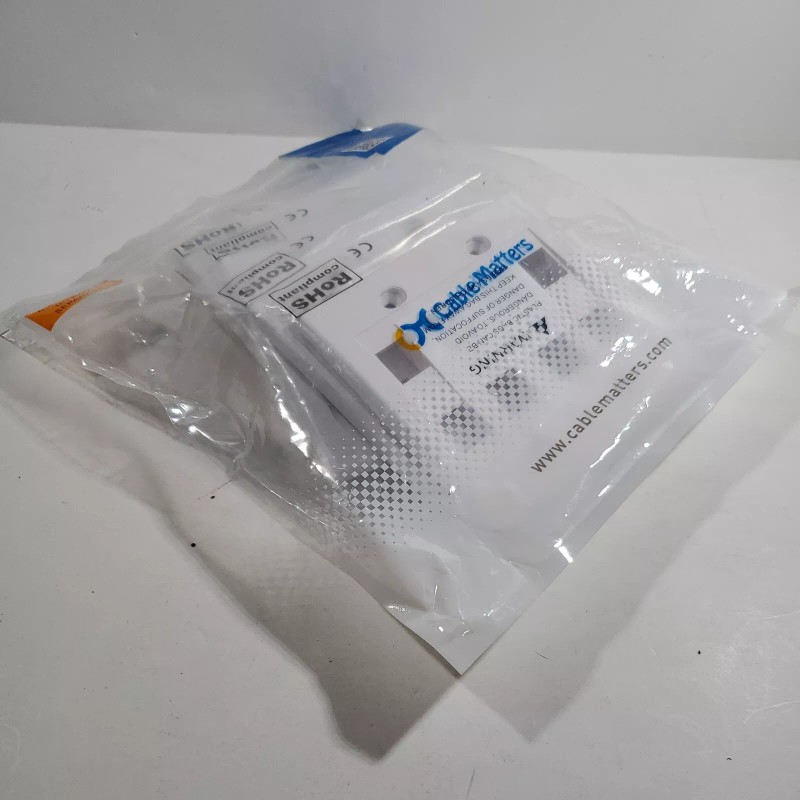 Cable Matters 8 Port Keystone Jack 5-pack RJ45 CAT5e CAT6