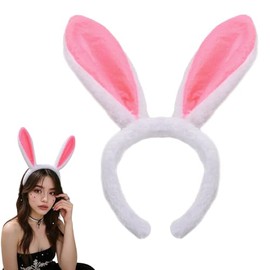 Easter Bunny Headband Big Rabbit Ear Headband for Girls Cute Bunny Ears Hairband for Cosplay Easter Party