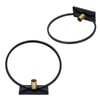 Simple Round Candle Holder Wrought Iron Home Candlestick for Dinner