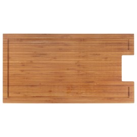 BambooMN Bamboo Griddle Cover/Cutting Board for Viking Cooktops, New Vertical Cut, Small (10.25"x19.8"x0.75")