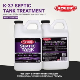 Roebic K-37-H Septic Tank Treatment: 64-Ounce, Promotes Efficient Breakdown, Reduces Odors, Prevents Clogs for Smooth Septic System Operation