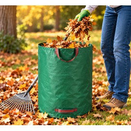 Reusable Garden Waste Bag for Yard Cleanup – Heavy-Duty PP Construction with Handles for Leaves, Plants & Debris