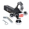 REYSUN Trailer Hitch Tri-Ball Hitch with Hook, Tactical Tow Ball