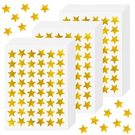 Prasacco 1440 Counts Small Gold Foil Star Stickers, Gold Star Stickers for Kids Reward Students Teachers, 0.5" Diameter Gold Stars Stickers