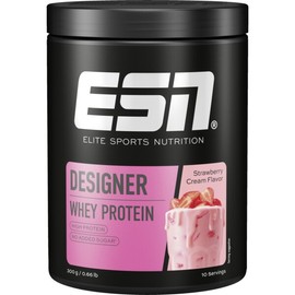 ESN 이에스엔 디자이너 웨이 프로틴 스트로베리 크림 300g ESN Designer Whey Protein Strawberry Cream 300g