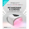 LEGACY NAILS Professional RECHARGEABLE & CORDLESS LED NAIL LAMP -