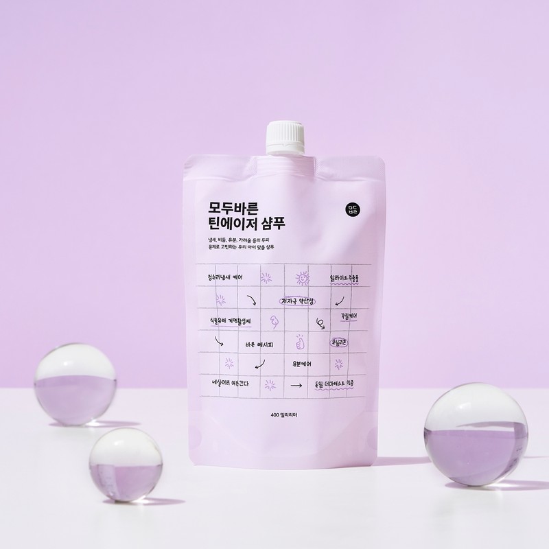 All correct Modubal Youth Shampoo Refill Pack Set (400ml+400ml) Improves