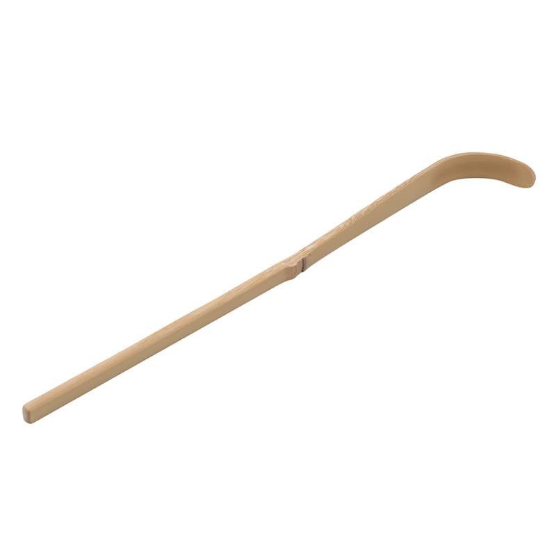 1Pc Brown Bamboo Matcha Scoop Japanese Chashaku Hooked Green Tea