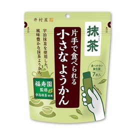 Imuraya PSJBOX Mini Stick, Yokan, Small Yokan Eaten with One Hand, Matcha, 3.6 oz (98 g), Individual Packaging, Yokan