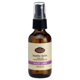 Fabulous Frannie Hair Healthy Massage Spritz Made with Jojoba, Argan and Coconut Carrier Oils and Rosemary, Lavender and Chamomile Essential Oils 2oz