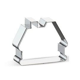 WDYJMALL Snow House Cabin Shape Cookie Cutter for Christmas