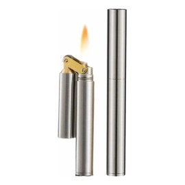 Amposei Encendedor De Cobre De Queroseno, Encendedor Mecha-plateado