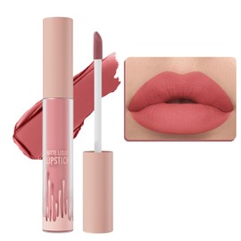 Kyannkara Liquid Matte Lipstick Velvety Mud Texture,Waterproof Long-Lasting,Non-Stick Cup,High Pigmented,Feels Comfortable On Lips H03